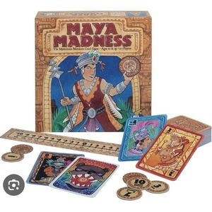 Maya Madness The Mysterious Numbers Card Game 2003 Gamewright COMPLETE New Gift
